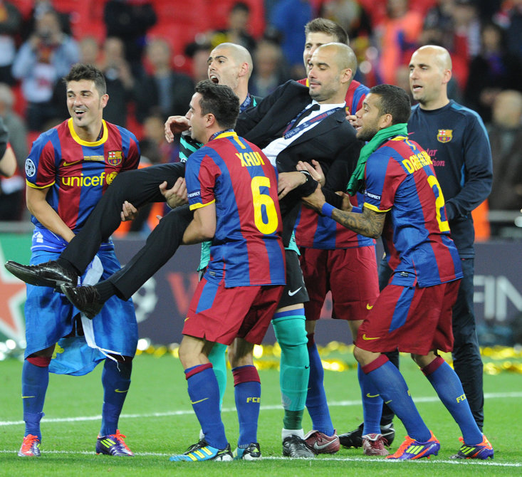 Guardiola's last Champions League win came in 2011 with Barcelona