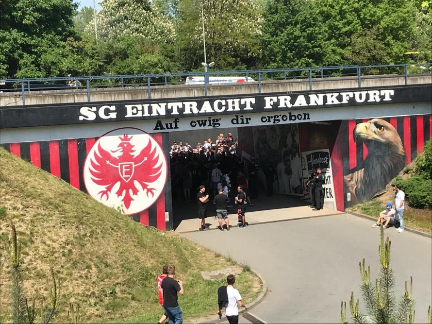 Hamburg fans probably won't be visiting Frankfurt again next season