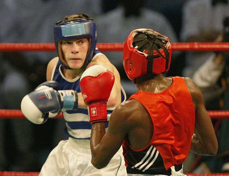 Andy Morris at the 2002 commonwealth games