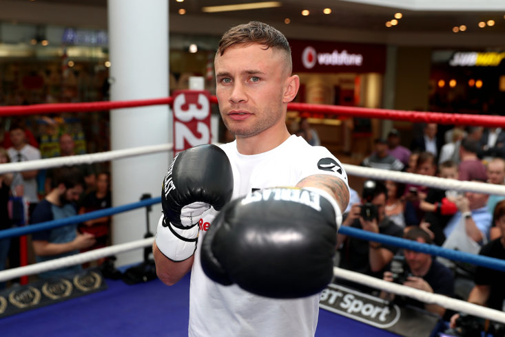 FRAMPTON IS A FORMER TWO-WEIGHT WORLD CHAMP