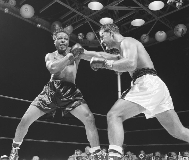 VS ARCHIE MOORE IN 1955