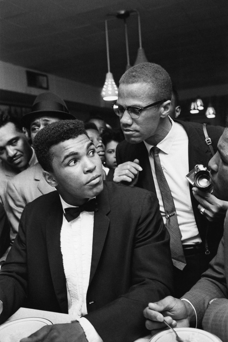 ALI AND MALCOLM X FIRST MET IN 1962 WITH NO PREVIOUS KNOWLEDGE OF EACH OTHER