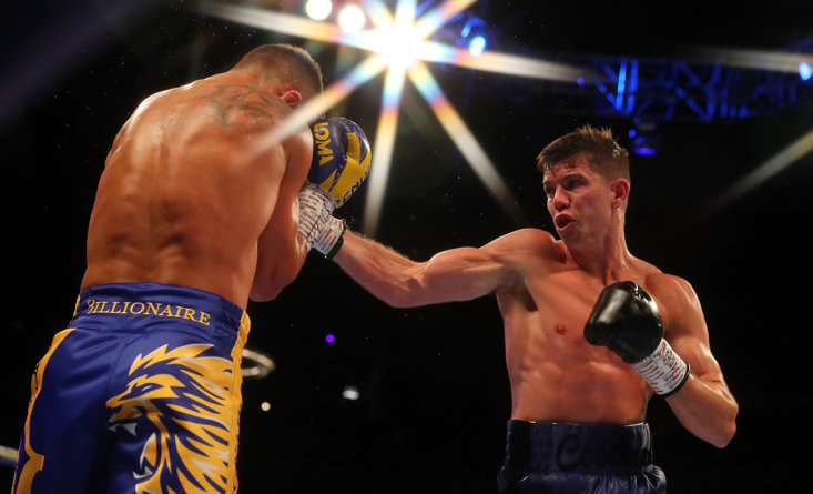 Campbell In Action Against Lomachenko, Photo Credit: Getty Images 