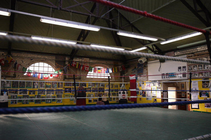 Inside the famous Repton Boxing Club gym in Bethnal Green
