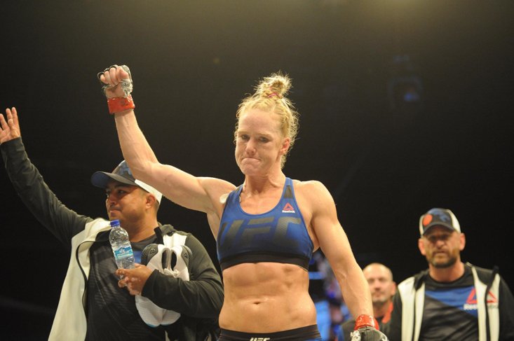 Holm is now one of the stars of the UFC