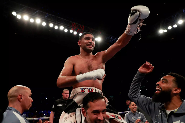 keep khan and carry on: amir returns against kell brook next month