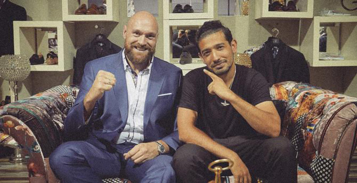 Nav Salimian ensures that Tyson Fury stands out no matter where he goes