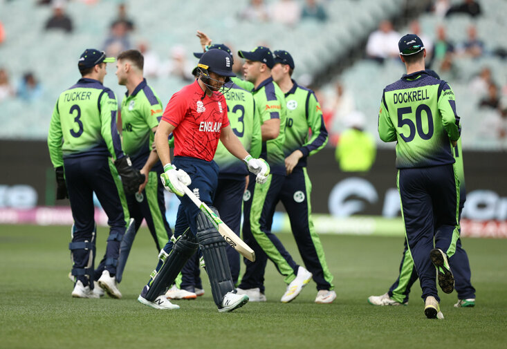BUTTLER HAS REMAINED UPBEAT DESPITE THE LOSS TO IRELAND
