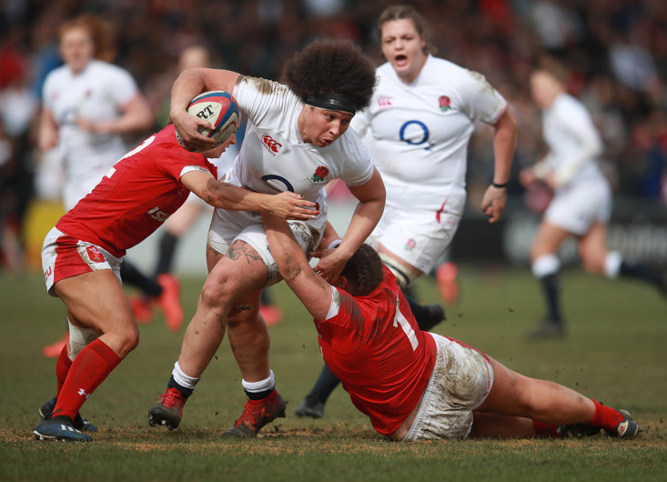 Shaunagh Brown played for England in this year's Six Nations