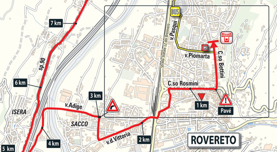 Stage 16 - individual time trial from Trento to Roverto