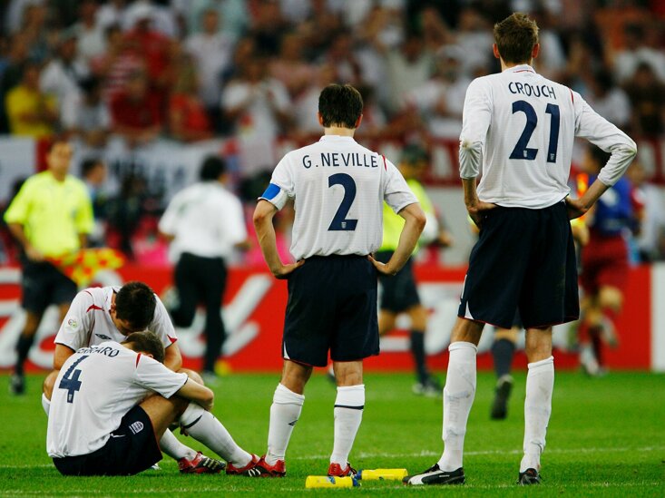 England's stars were left devastated
