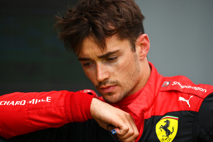 Leclerc was left frustrated by Ferrari