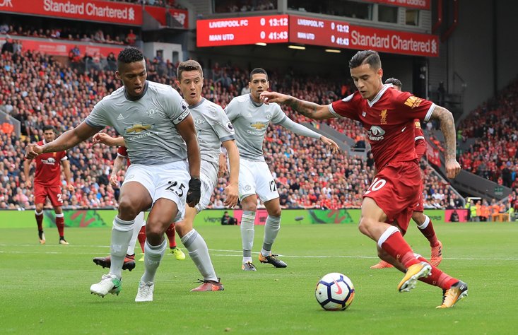 happier times: coutinho during his liverpool pomp