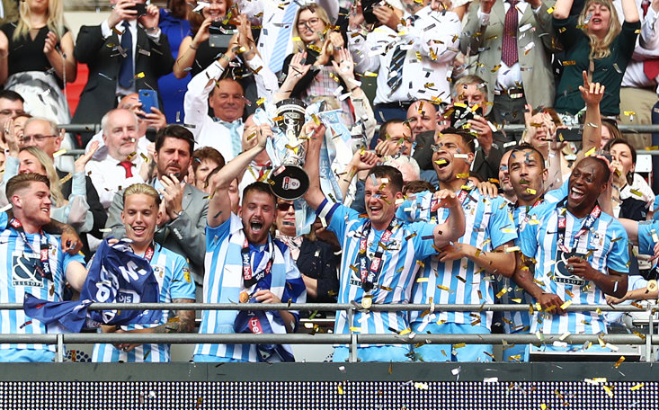 Coventry were promoted via the League Two play-offs