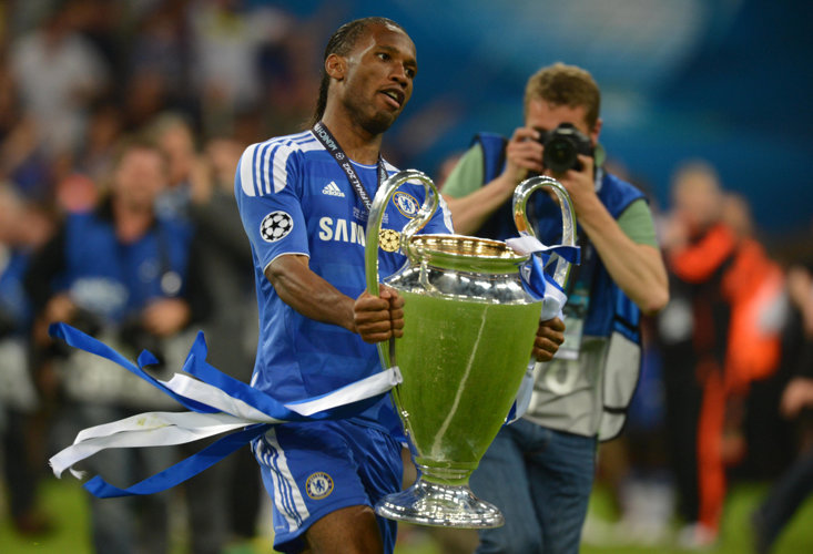 Drogba with the Champions League 2012