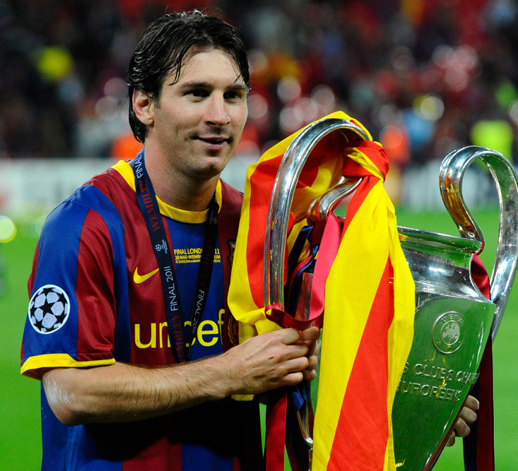 MESSI LED BARCA TO THE 2011 CHAMPIONS LEAGUE DESPITE BEING TARGETED BY REAL MADRID