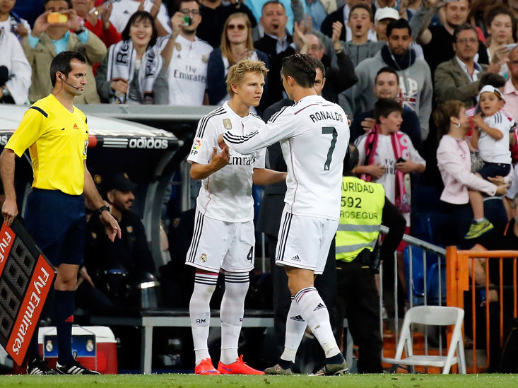 ODEGAARD REPLACED RONALDO AS A 16-YEAR-OLD