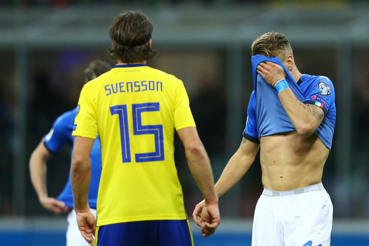 ITALY WERE LEFT DEVASTATED BY THEIR 2018 WORLD CUP PLAY-OFF EXIT TO SWEDEN