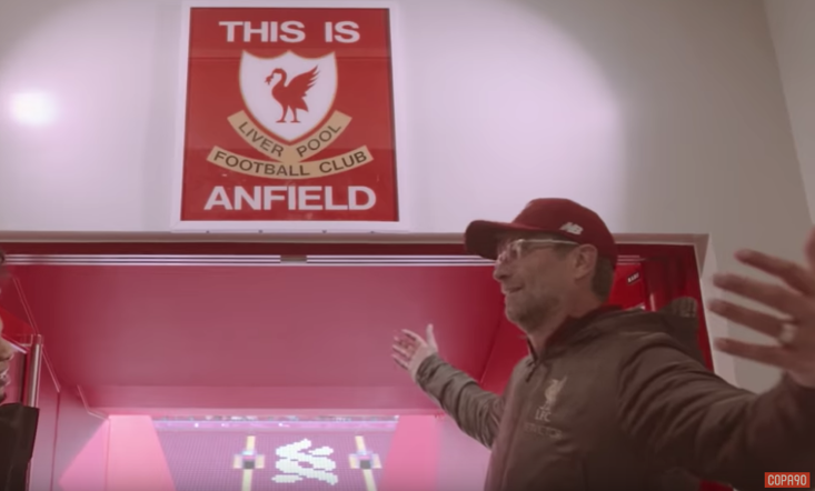Will Jurgen Klopp touch the famous sign come the end of the season?