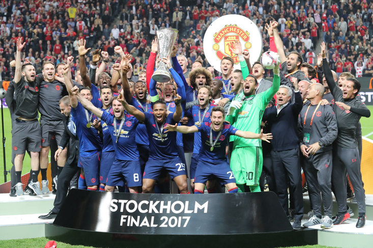 MANCHESTER UNITED WIN THE EUROPA LEAGUE IN 2017