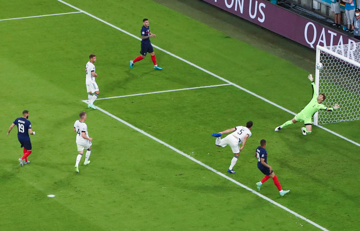 HUMMELS' OWN GOAL SET THE FRENCH ON THEIR WAY