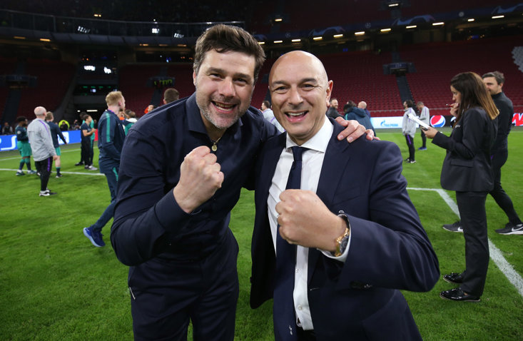 happier times: levy must long for the pochettino days