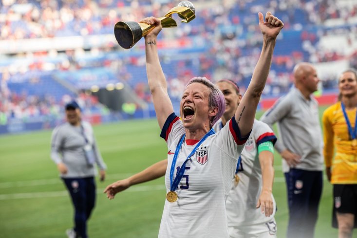MEGAN RAPINOE AND THE USA WON THE WORLD CUP AND ARE NOW COMPETING IN TOKYO