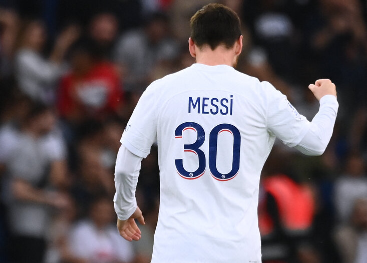 Messi has scored 12 goals in 13 games for PSG this season