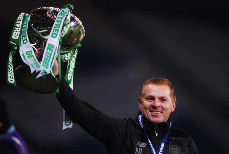 LENNON WON A GLUT OF TROPHIES WITH CELTIC
