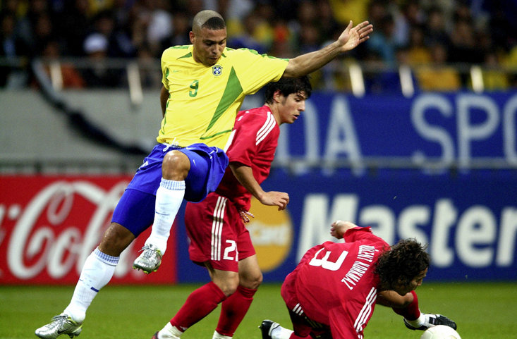 RONALDO EVENTUALLY WON A WORLD CUP WITH BRAZIL IN 2002