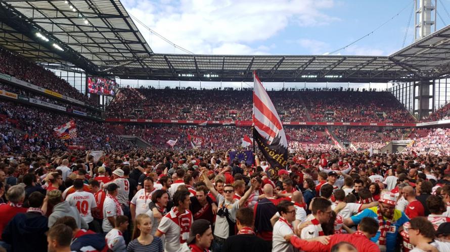 Jubilant scenes as Cologne secure European football