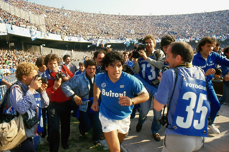 Diego Maradona was adored in Naples