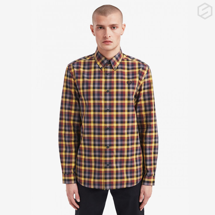 SM Insta Fred Perry Gingham Shirtjpg