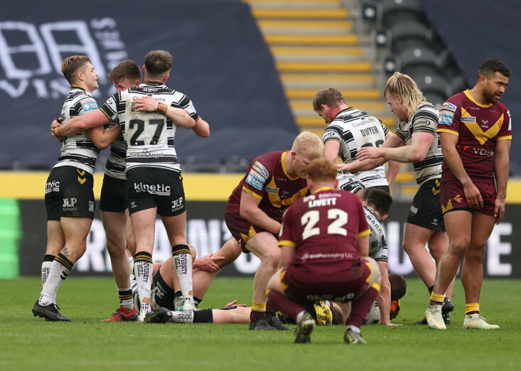 HULL BEAT HUDDERSFIELD FOR A FIRST WIN IN EIGHT