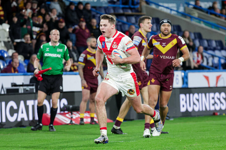 SAINTS WERE NARROW WINNERS WHEN THE TWO SIDES MET IN MARCH