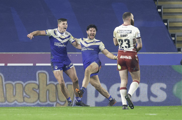 WELSBY'S AFTER-THE-HOOTER TRY WON SAINTS A SECOND STRAIGHT TITLE