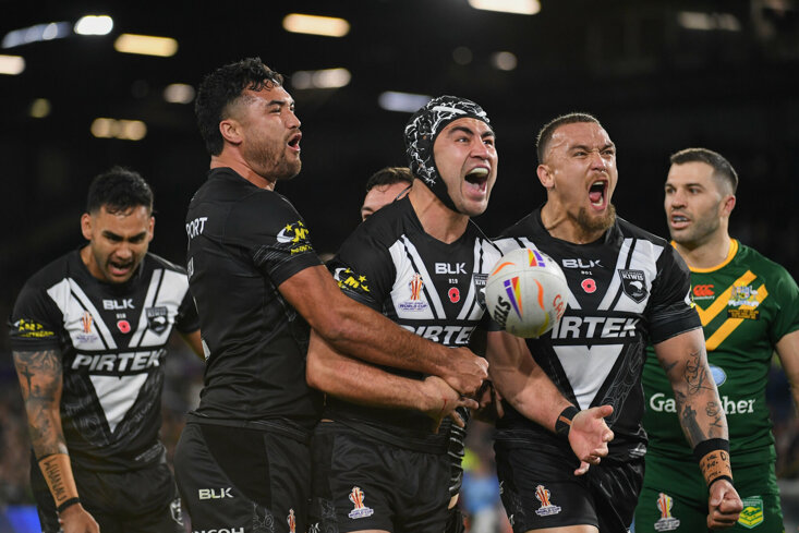 JAHROME HUGHES LED THE WAY WITH THE KIWIS' FIRST TRY