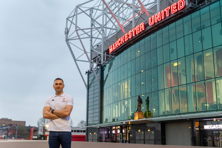 SINFIELD'S LATEST CHALLENGE ENDS AT OLD TRAFFORD ON THE DAY OF THE RLWC FINAL
