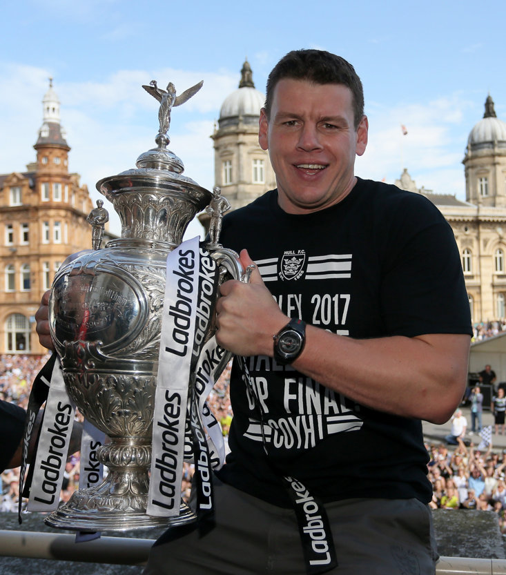 Radford won back-to-back Challenge Cups with Hull FC in 2016 and 2017