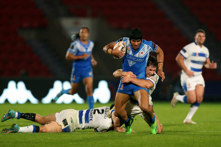 STEPHEN CRICHTON AND SAMOA NEED AT LEAST A DRAW TO PROGRESS