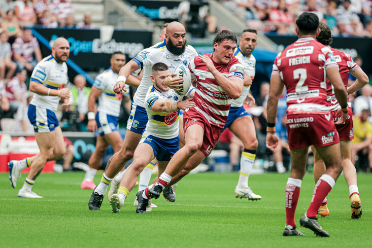 12-MAN WIGAN SAW OFF THE WIRE IN THE CHALLENGE CUP QUARTER-FINALS