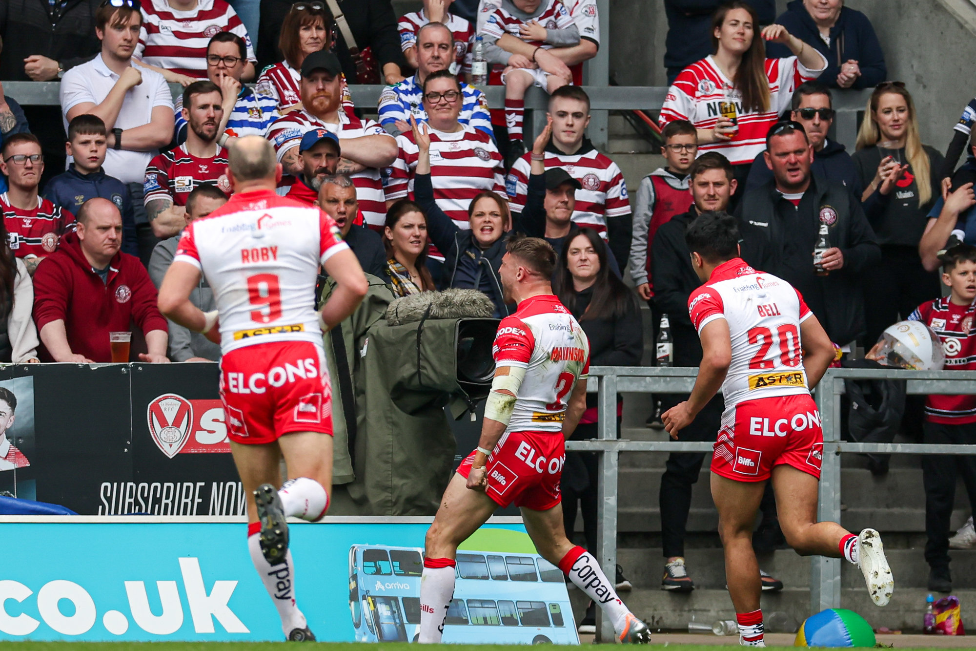 Rugby League Betfred Super League Rivals Round Friday 15th April 2022 St Helens V Wigan