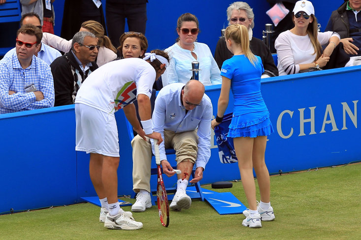 The Aftermath Of An Advertising Board To The Shin (Getty Images)