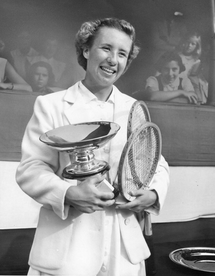 Connolly at the US Championships in 1951 (Getty Images)