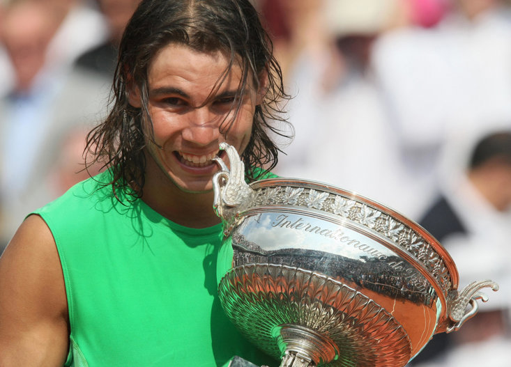 Nadal didn't even drop a set on his way to a fourth French Open win in 2008 (Getty Images)