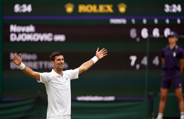 No1 seed Djokovic is bidding for a seventh singles title this year