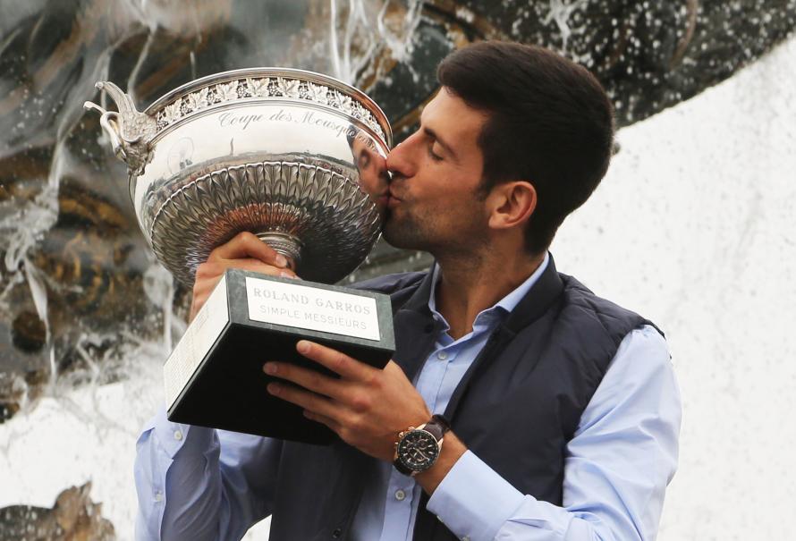 DJOKOVIC IS A FORMER FRENCH OPEN CHAMP