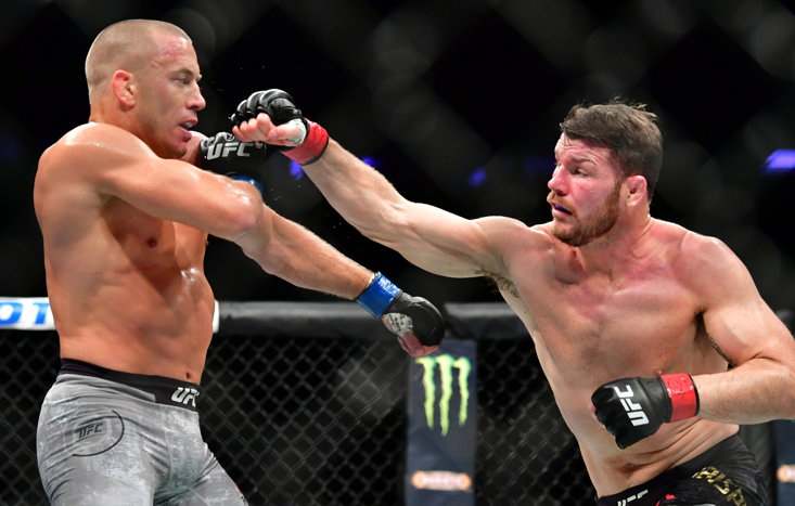 BISPING (RIGHT) SAYS THE FUTURE IS BRIGHT FOR LEON EDWARDS