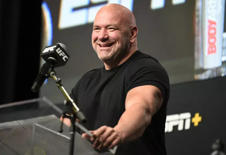 happier times: ufc president dana white wasn't smiling at the weekend