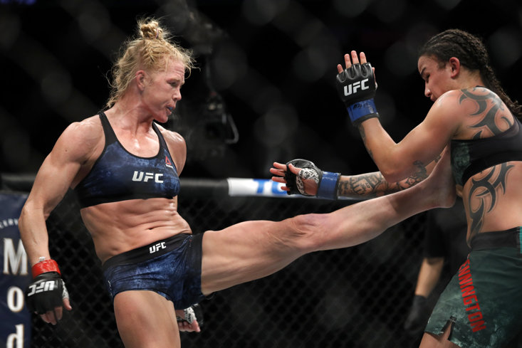 could holly holm swap the cage for the boxing ring this year?